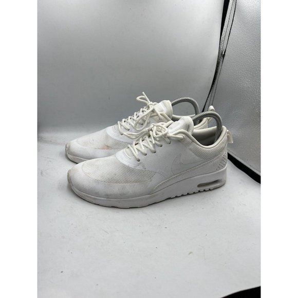 Nike‎ Air Max Thea Triple White Sneakers Shoes 599409-104 Womens Size 8 - Picture 2 of 7